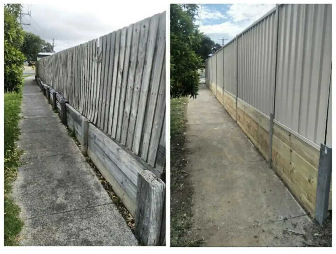 Retaining walls/Colorbond Fencing